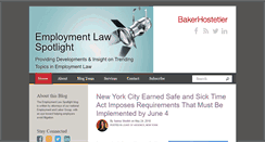 Desktop Screenshot of employmentlawspotlight.com